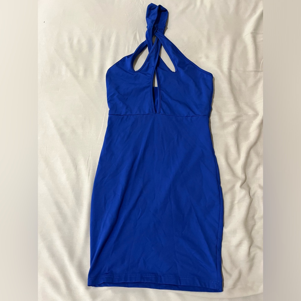 Blue party dress